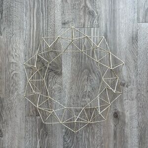 Geometric Gold Wall Decor